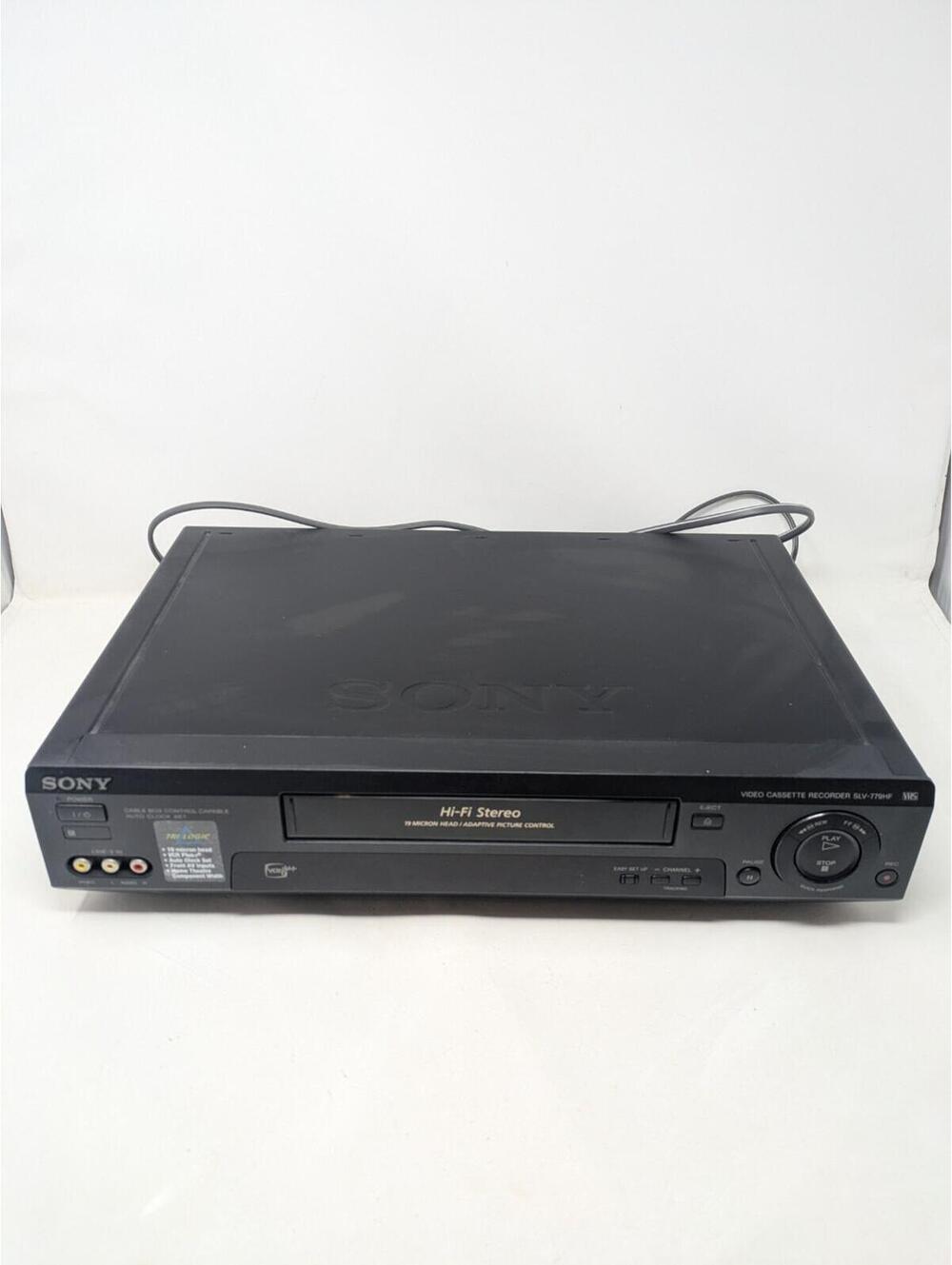 SONY SLV-779HF Video Cassette Recorder VHS - Tested - Working - No Remote!
